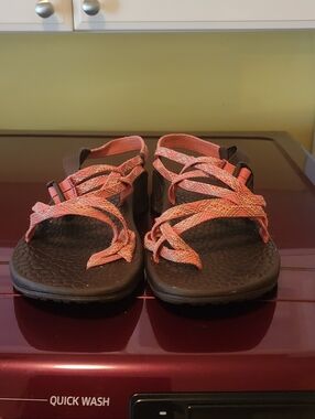 Chaco Womens Sandals Size 10 / GUC / Orange & Brown